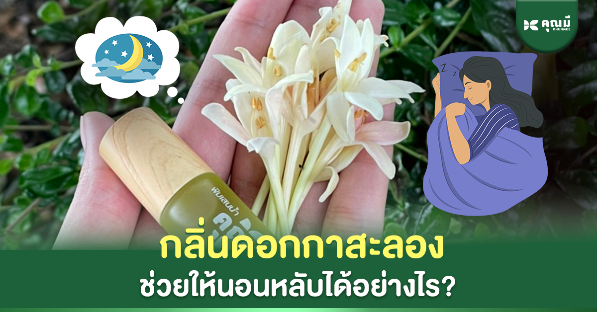 กลิ่นดอกกาสะลอง ช่วยให้นอนหลับได้อย่างไร?